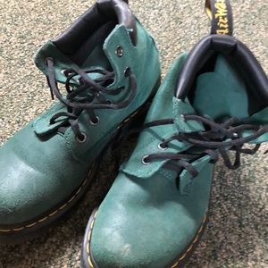 Vintage green dr martens